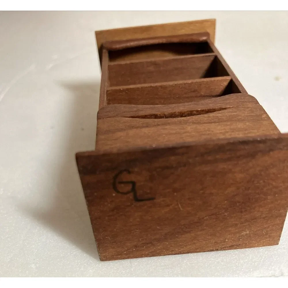 Dollhouse small bookcase‎ by artisan Gray Larsen 1:12 scale